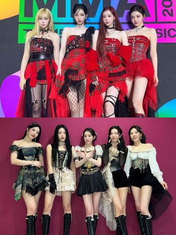 韓網熱議6大女團打歌舞台造型！aespa女戰士服超有氣勢，Red Velvet華麗舞台服吸睛全場！