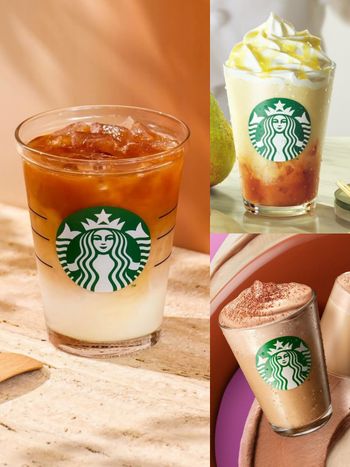 2025秋季日本星巴克必喝5大飲品推薦！「西洋梨焦糖星冰樂」日妞都搶喝、這杯限定拿鐵沒喝會後悔！