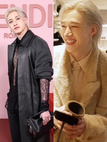 STAY們謝謝FENDI！方燦大秀連穿兩套「蕾絲中空裝」腹肌若隱若現太辣、鼻血都要流下！