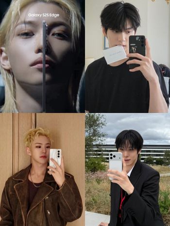 2025韓星愛用同款手機盤點！三星小王子Felix最愛「這台」、ATEEZ潤浩拿iPhone 17 Pro狂曬自拍！