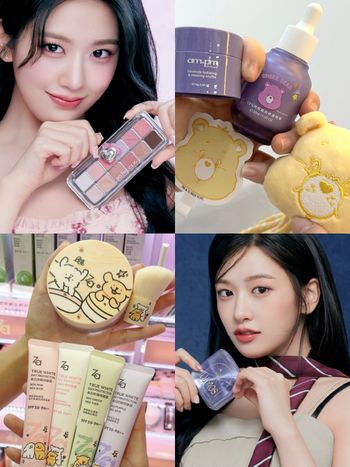 康是美IP聯名彩妝大爆發！CLIO哈利波特、Threads爆紅線條小狗聯名款、CareBears、矮袋鼠一次滿足少女心！