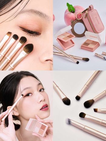 台韓美妝跨界夢幻連動！I’M MEME、林三益打造旅行必備「口袋小方盒＋多功能隨行彩妝刷」，出國旅遊化妝包有這組就夠！