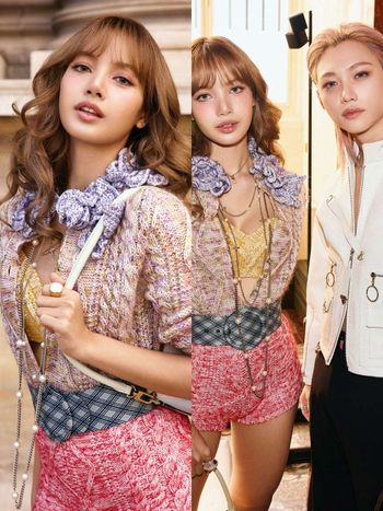 芭比Lisa來了！LV巴黎大秀「九頭身逆天長腿」再現！秀場還和Felix自拍太可愛！