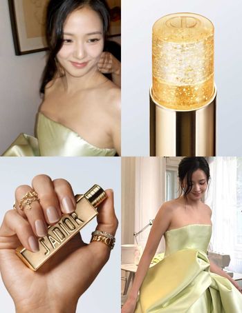 JISOO禮服的最佳配件「J’ADORE無酒精香膏」限量登場！「茉莉蠟」絲滑親膚質地，塗抹鎖骨散發閃耀柔光、馥郁花香！