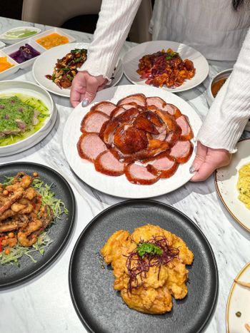 現切烤鴨太爆汁～六人套餐太澎湃❤️