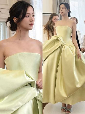 這是公主試穿禮服的樣子！JISOO將現身Dior大秀、定裝幕後曝光！是迪奧親生女兒無誤！