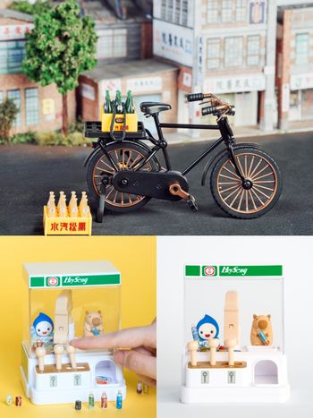 黑松太會出周邊！超Q迷你夾娃娃機&復古腳踏車7-11就買得到、「這裡買飲料」還能抽韓國機+酒！