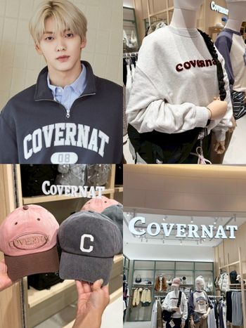 韓國民品牌COVERNAT首間店登台！代言人TXT秀彬巨幅形象照打卡點在這、MOA們快衝！