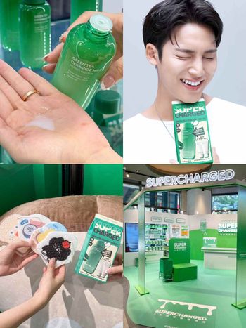 珉奎愛用綠茶牛奶水開賣！INNISFREE「保濕快充超商」快閃新光A11，完成任務免費拍貼、早午餐兄弟聯名小禮太可愛！