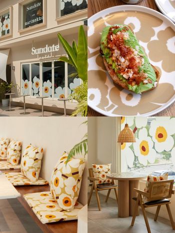 Marimekko聯手台中Sundate café打造獨棟超美「北歐風咖啡廳」！只有一個月別錯過！