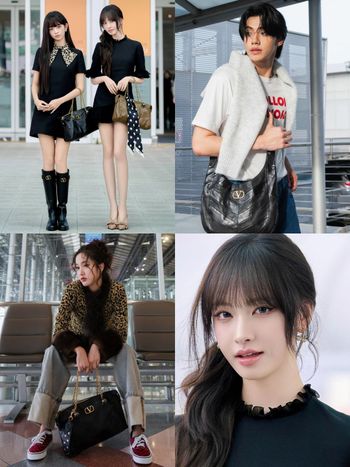 Valentino富家千金來了！IVE成員Liz、Rei出發時裝週！超狂十頭身比例根本漫畫走出來的！