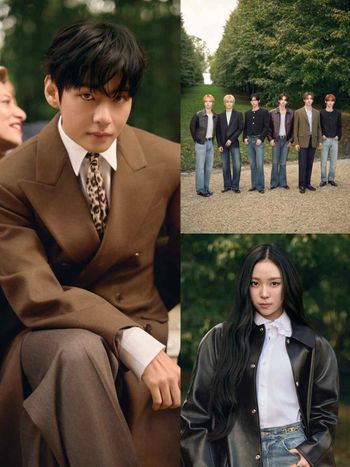 眼睛不知要看哪裡！CELINE大秀「帥兒子們」BTS泰亨、TWS都來了！MEOVV Narin美到外媒驚嘆！