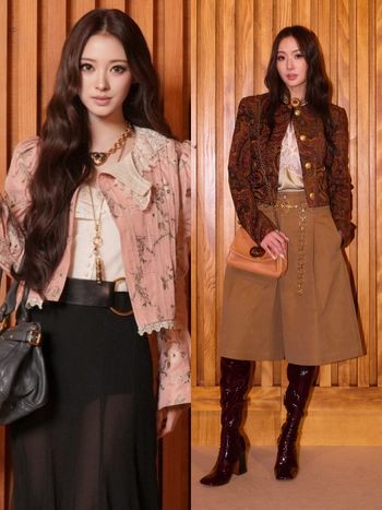 MEOVV Anna時裝週兩套Chloé造型回顧！不愧「最強神顏」角度隨便拍、圖拉超近也零死角！