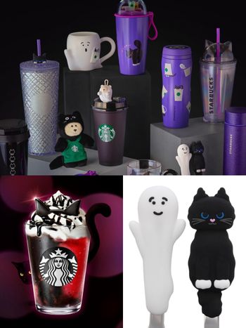 2025萬聖節日本星巴克必買8大周邊一次看！超Q「黑貓冷水杯」日妞都搶買、還有「黑貓莓果星冰樂」要喝！