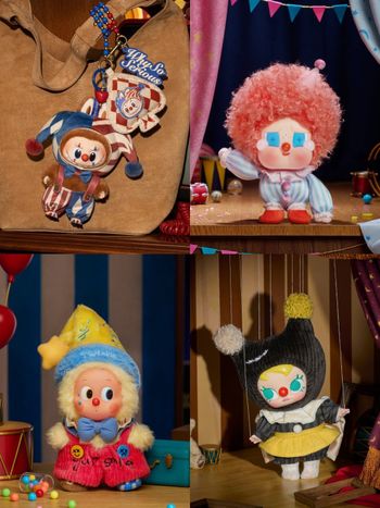 泡泡瑪特也推萬聖節限定盲盒！超Q「馬戲團系列」小丑LABUBU&星星人全都想收、還有限定CRYBABY要買！