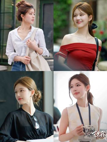 《許我耀眼》趙露思「許妍同款」職場穿搭靈感！幹練西裝、鬆軟套裝...每天都美得剛剛好！