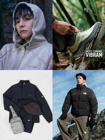 韓星都愛穿「戶外運動品牌」推薦！朴寶劍代言The North Face、金泰亨穿Snow Peak帥翻！