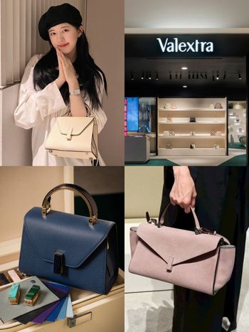 趙露思最愛的豪門包！Valextra進駐台中新光三越「弧形包牆」超美！千金手提包值得一生收！