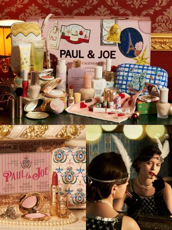 史上最多正貨！2025PAUL&JOE「巴黎假期倒數月曆」復古旅行箱＋女伶派對妝、共18款必收正貨！