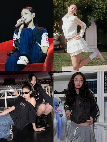 穿愛迪達最好看的女神！Jennie八套「adidas封神穿搭」球鞋、運動外套只要她穿過就秒賣完！