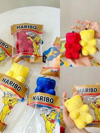 HOLA×HARIBO小熊軟糖聯名回來了！超可愛「小熊軟糖絨毛吊飾+娃包組」六種顏色都想帶回家！