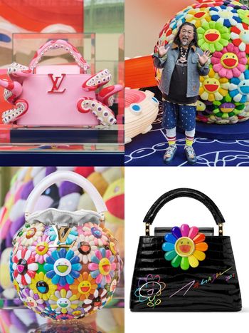 Louis Vuitton再聯手村上隆！超可愛章魚包、微笑小花包，完全是收藏等級！