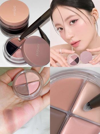 跨時代新型眼影重磅誕生！開賣即售光rom&nd「四色眼影膏」完美配色＋膏轉粉質地，眼影、臥蠶、眼線一盤搞定！