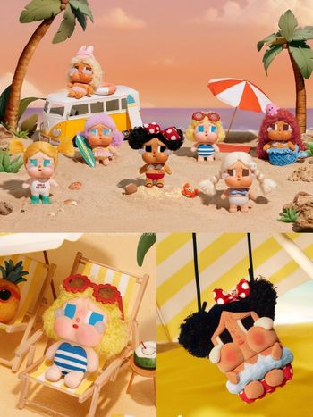 泡泡瑪特CRYBABY「渡假系列」新品太欠買！超Q「美人魚哭娃公仔、透明水杯、側背包」這天開賣！