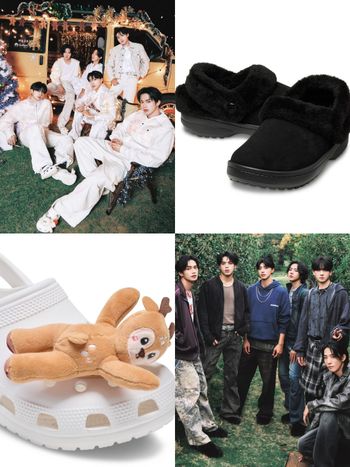 Crocs找來OZONE合作！男神一字排開穿上「洞洞鞋」陪你過聖誕！麋鹿鞋扣也太可愛了吧！