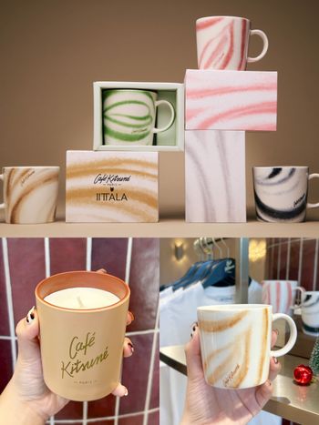 小狐狸冬季新品太燒了！Café Kitsuné x Iittala聯名馬克杯四色都美翻、還有冬日限定蠟燭要買！