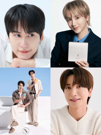 SUPER JUNIOR出道20年仍是頂流！個人美妝代言盤點，D&E、圭賢都愛MIT保養，銀赫每日一面膜變成代言人！