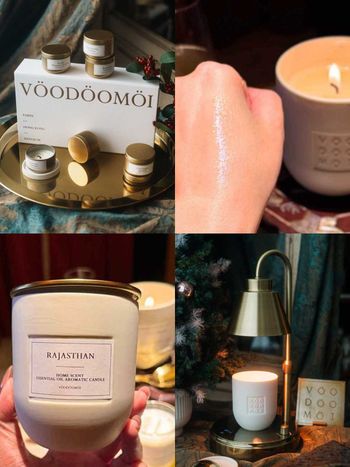 2026好魔新年香氛贈禮首選！高級按摩香水蠟燭禮盒「護膚＋療癒香氣」桂花、廣藿、檀香、青檸，夢幻節慶氣氛拉滿！