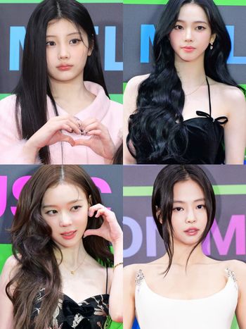 2025韓國MMA紅毯女神出爐！JENNIE山茶花禮服美貌爆擊、aespa未來感氣勢全開、IVE黑白優雅短裙直接封神！