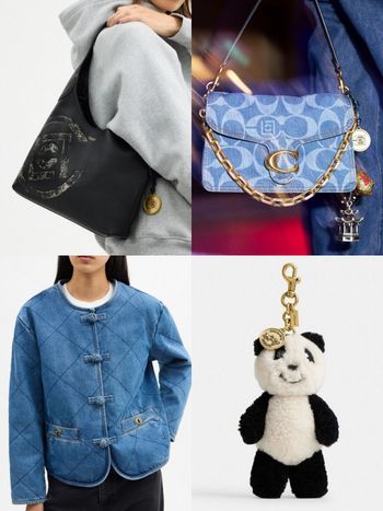 MZ世代最愛Coach再出招！潮牌CLOT聯名「布魯克林包」帥瘋！熊貓、麻將吊飾也超可愛！