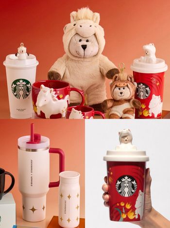 日本星巴克2026馬年限定周邊太燒！超可愛「棕色小馬熊熊吊飾、立體白馬造型馬克杯」日妞都在搶！