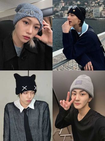 原地戀愛！7位怎麼戴都帥「毛帽男神」！TXT然竣、SKZ鉉辰反差萌、Felix更直接代言帽子品牌？！