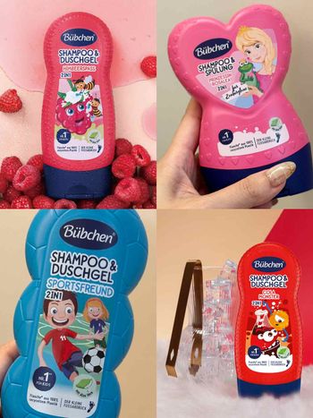 把洗澡變成孩子最期待的時光！Bübchen貝臣童趣系列，可樂、蔓越莓、青蛙公主洗沐浴，溫柔又安心的德國兒童沐浴品清單！
