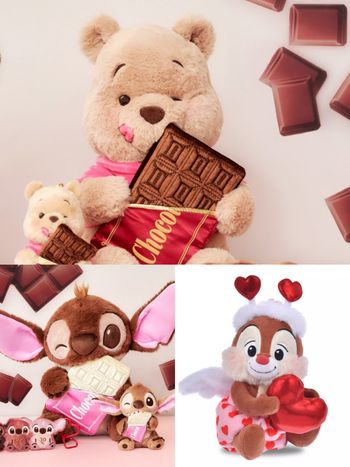 日本迪士尼又來搶錢！2026情人節限定「偷吃巧克力維尼玩偶、愛神奇奇蒂蒂吊飾」這天軟萌開賣！