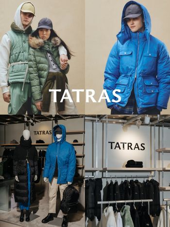 日本人氣羽絨外套品牌來了！全台首間《TATRAS》 就在「這裡」不用飛日本就買得到！