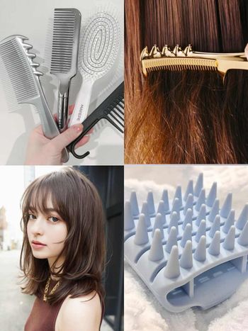 日本女生滑順光澤髮保養必備「機能梳子」推薦！國民洗澡梳、鍍金按摩梳、氣壓梳，大推百元入手快乾梳！