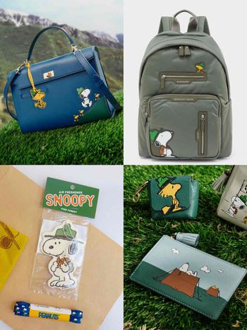 主角不是小眼睛！Anya Hindmarch史努比聯名來了！「探險SNOOPY、糊塗塔克」錢包卡套超療癒！