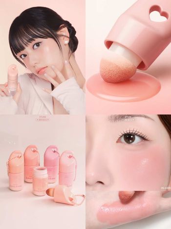 當感性風格遇上色彩專家！ETUDE攜手情緒系品牌SLOWAND，打造聯名「心動牛奶腮紅水」少女粉頰秒完成！