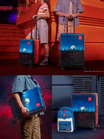 再闖顛倒世界！American Tourister 《怪奇物語》聯名行李箱、粉絲得要收藏吧！
