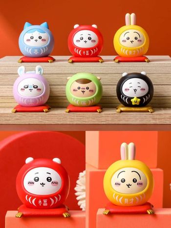 2026新年最萌開運小物！超可愛「吉伊卡哇祈福達摩公仔」6款角色全都想要、巷口7-11就買得到！