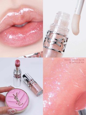 2026必收藏專櫃彩妝！YSL把星光閃粉灑進「皮革腮紅、嫩唇凍、水唇膏」，一抹展現輕透裸光＋細閃水光！