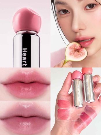 2026韓系唇妝趨勢揭曉！Heart Percent「原生花瓣唇釉」水霧質地＋低飽和溫柔美色，搭配不規則圓潤設計太可愛！