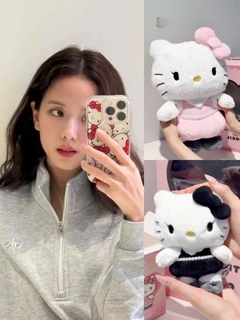 Jisoo×Hello Kitty聯名周邊曝光！超可愛「小洋裝+珍珠腰鏈Kitty玩偶、絨毛吊飾盲盒」購買方式看這邊！