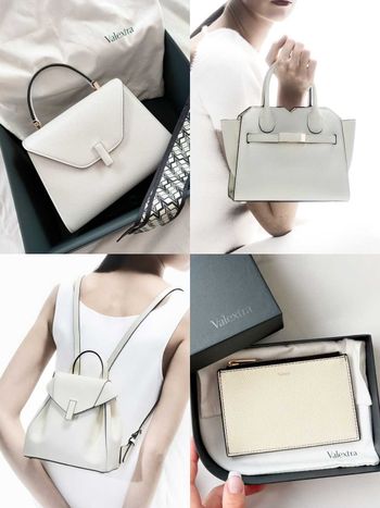 白色包包天花板！豪門愛牌Valextra雲舞白系列！經典梯形包、後背包...低調又美到不行！