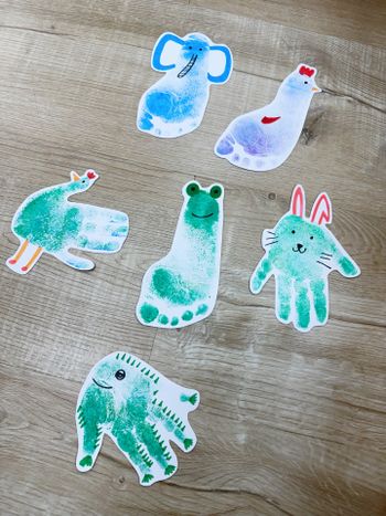 手印腳印作品