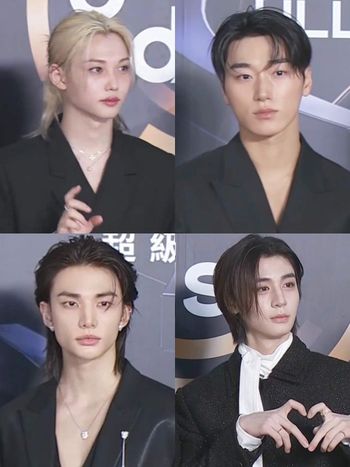 老公集散地！2026金唱片「紅毯男神」一次看！SKZ、ATEEZ全黑造型霸氣登場、氣場直接拉滿！